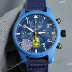 TW Factory Replica IWC Pilot's Swiss 7750 Chronograph Watch "Blue Angels" Edition